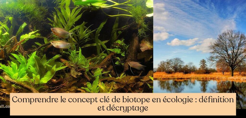 Comprendre Le Concept Cl De Biotope En Cologie D Finition Et