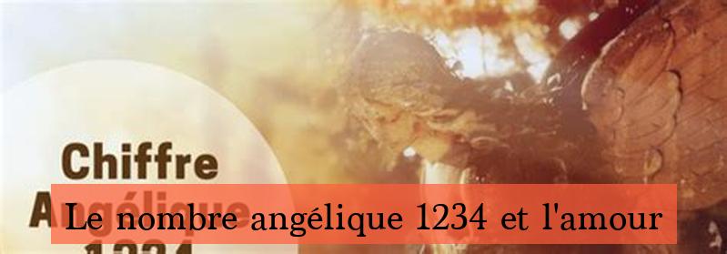 Le nombre angélique 1234 et l'amour
