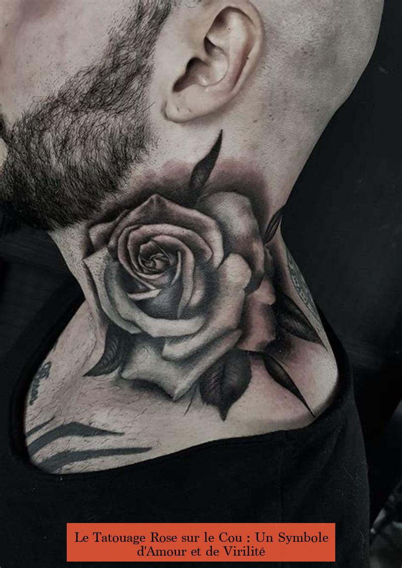 Le Tatouage Rose sur le Cou : Un Symbole d'Amour et de Virilité