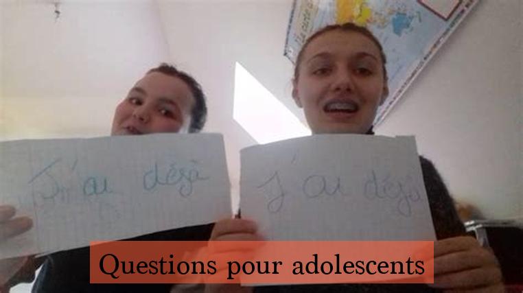 Questions pour adolescents