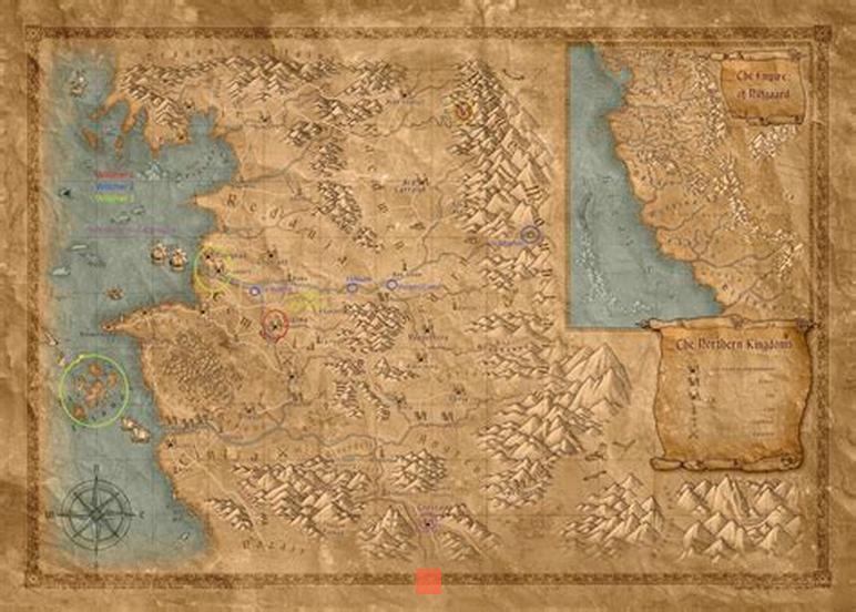  The map of the Continent above was created by a group of dedicated fans called the Ortelius Team, and offers a detailed look at the world of The Witcher. All the action in The Witcher season 1 takes place north of the Amell Range at the center of the map, but it's important to note Nilfgaard's location in the far south. By the end of season 1, the Nilfgaardian Empire occupies more than half of the map - all the way up to Cintra. Meanwhile, The Witcher season 2 revisited old locations and introduced several new ones. Here are the places in The Witcher that viewers need to know about. Blaviken