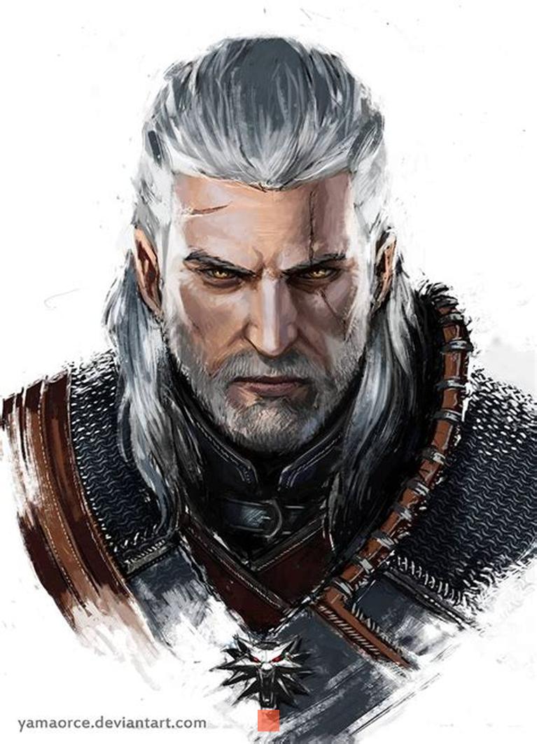 Ceci est dû au fait que Geralt était sous l’effet d’une potion, très courante dans l’univers de The Witcher. Geralt a accès à un certain nombre de potions et d’élixirs, qui améliorent différents sens et capacités en fonction de ses besoins. Les yeux noirs sont ses pupilles complètement dilatées, ce qui lui permet de mieux voir dans l’obscurité. Ce qui correspond au scénario de la scène d’ouverture de la série. Les potions peuvent également améliorer la vitesse, l’endurance, la guérison, et plus encore, en fonction de ce dont ils ont besoin pour combattre chaque monstre.