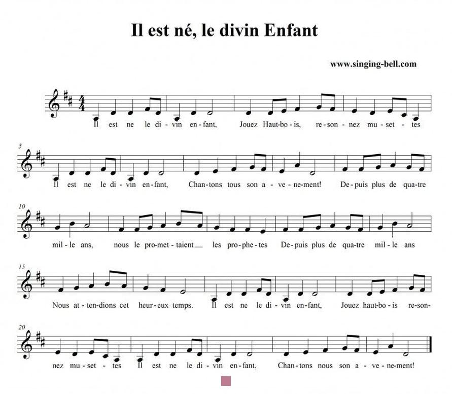 Chanson de Noël: Arrangement Festif de Il Est Né pour Jeune Orchestre