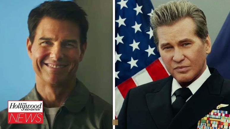 Did val kilmer talk in top gun 2