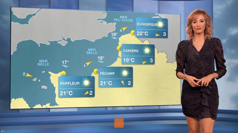 Présentatrice météo Stéphanie Duval